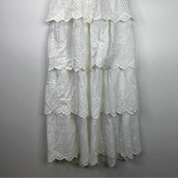 ASTR the Label Faeryn eyelet Maxi dress white - XS - Picture 6 of 12